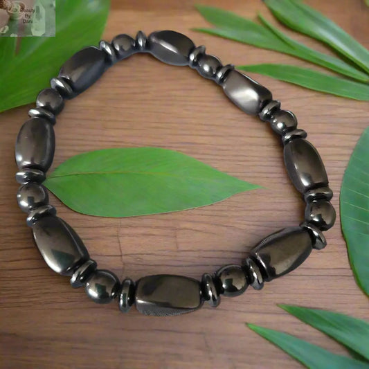 Hematite Grounding Healing Bracelet by Beauty by Dani