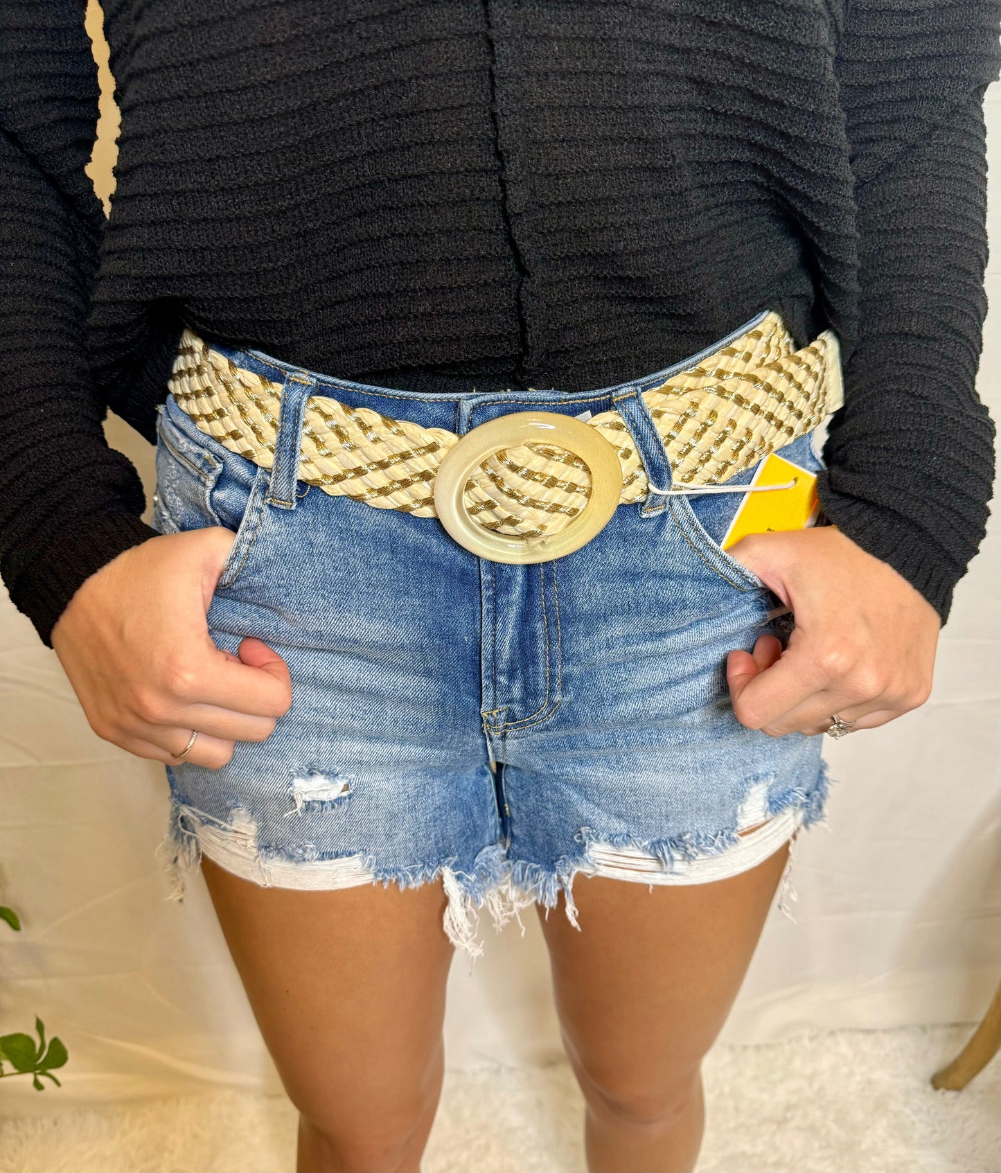 Ivory Adjustable Beachy Belt Sweet Jude Boutique