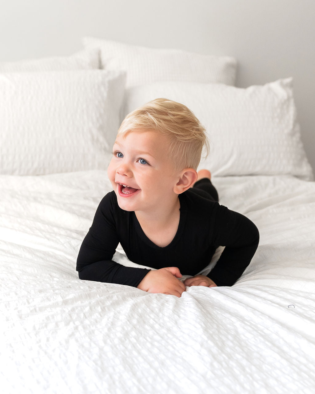 Allie Black Bamboo Long Sleeve 2-Piece Set Laree + Co.