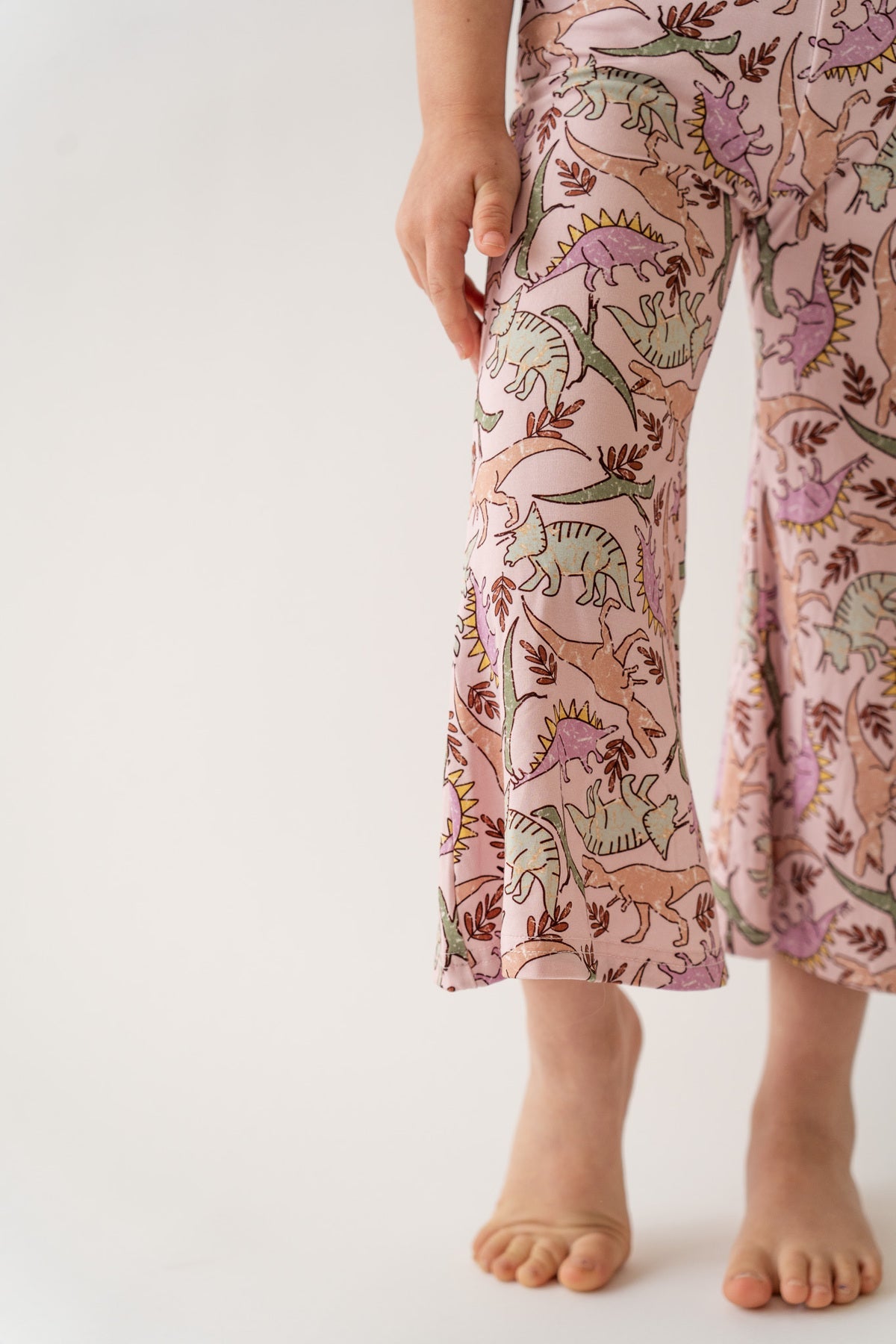 Pink Dino Bell Romper