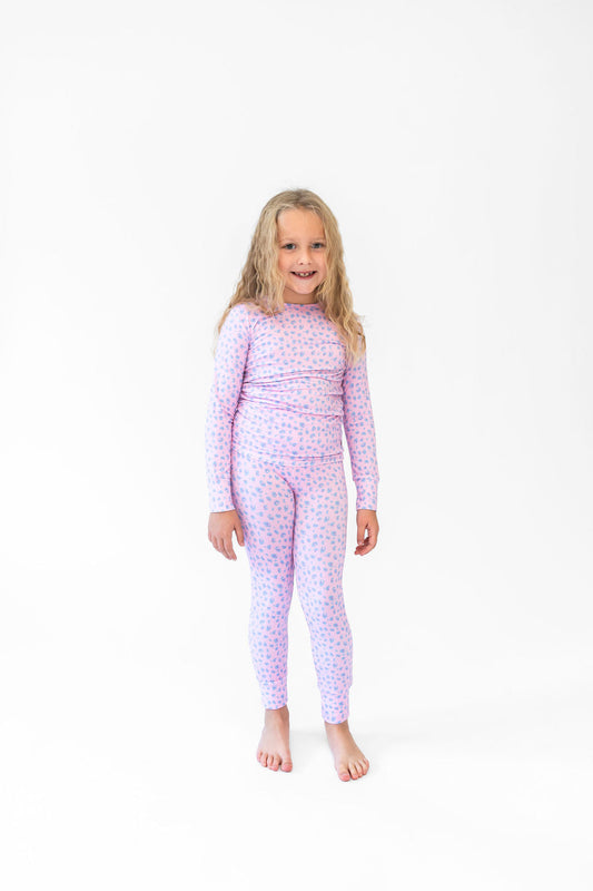 Lillian Leopard Bamboo Long Sleeve 2-Piece Set Laree + Co.