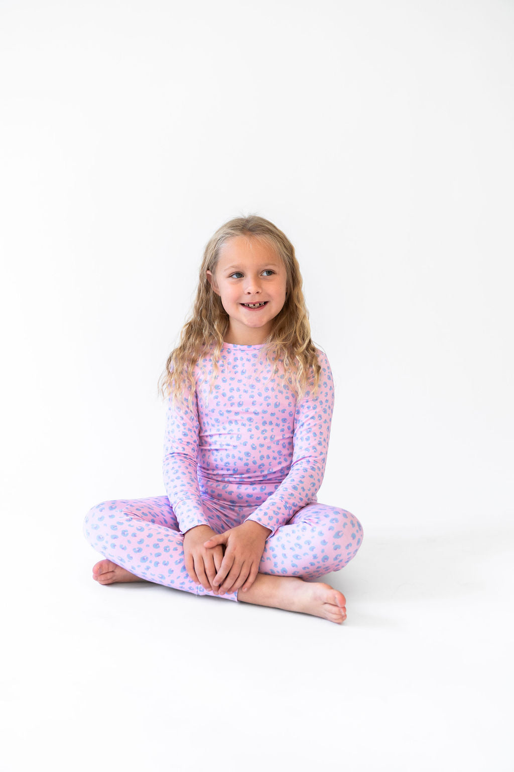 Lillian Leopard Bamboo Long Sleeve 2-Piece Set Laree + Co.