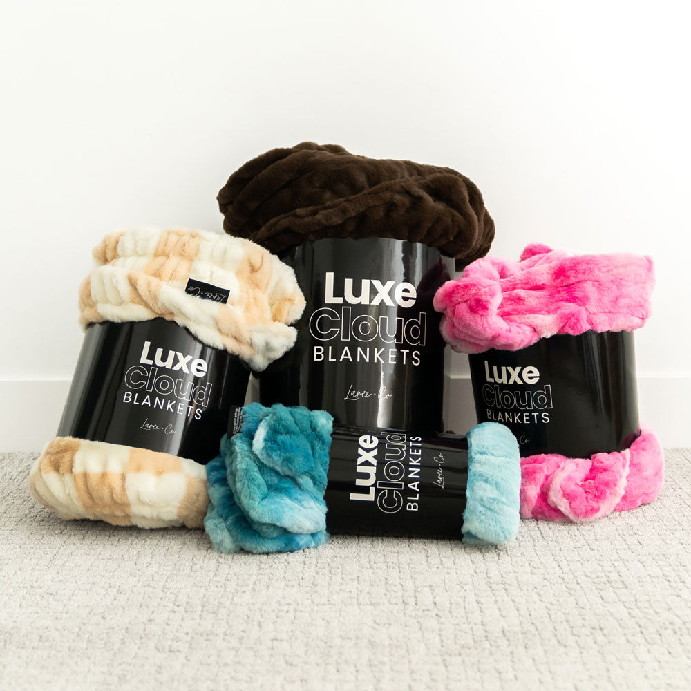 Soft Double-Sided Plush Minky Blanket LuxeCloud by Laree + Co.