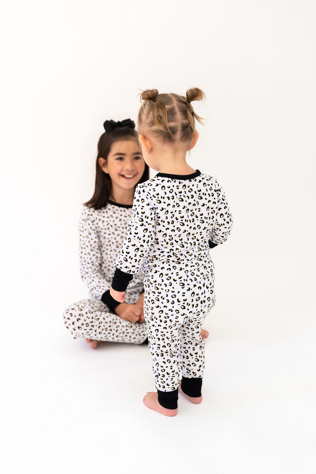 Allie Leopard Bamboo Long Sleeve 2-Piece Set