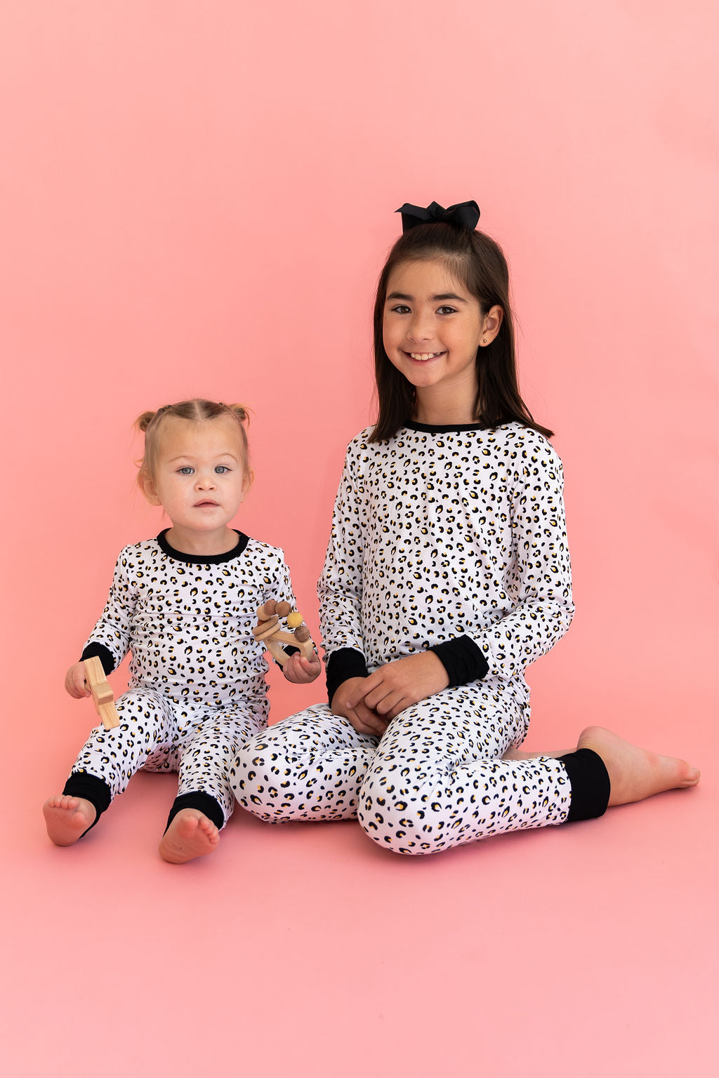 Allie Leopard Bamboo Long Sleeve 2-Piece Set