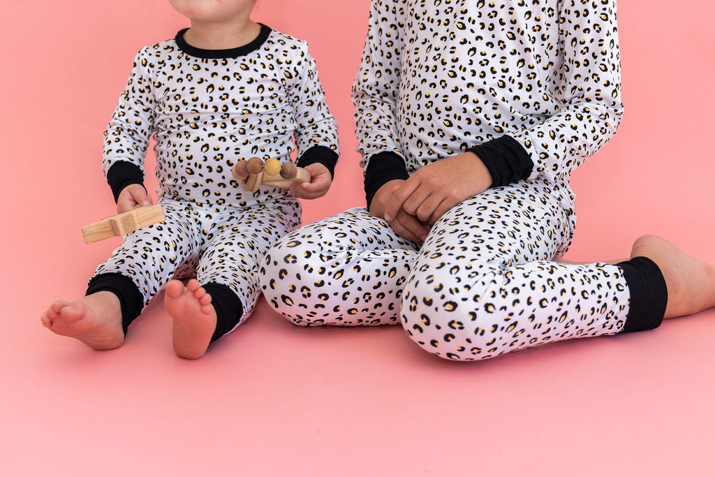 Allie Leopard Bamboo Long Sleeve 2-Piece Set