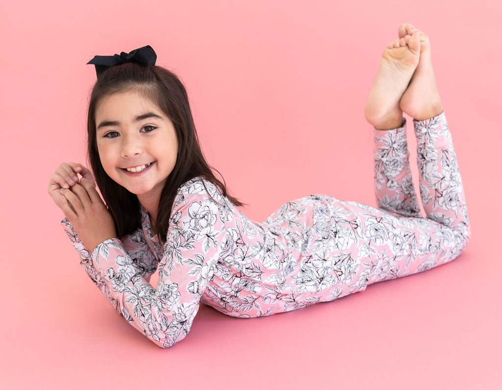 Allie Floral Bamboo Long Sleeve 2-Piece Set