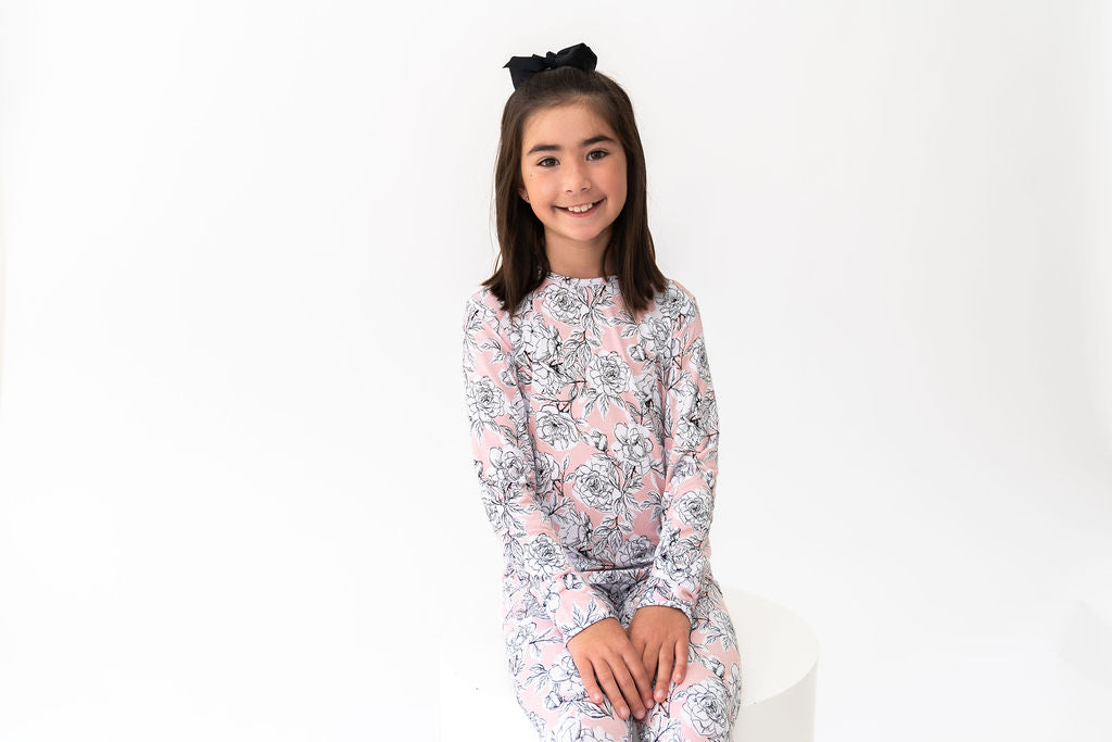 Allie Floral Bamboo Long Sleeve 2-Piece Set