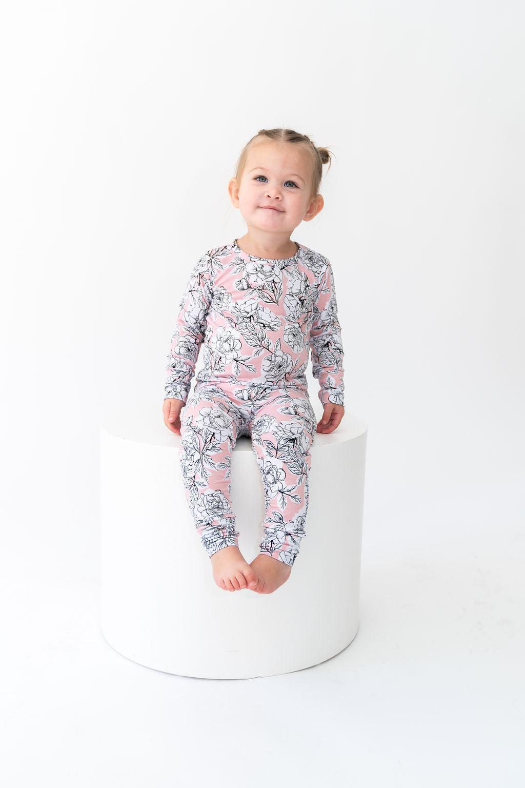 Allie Floral Bamboo Long Sleeve 2-Piece Set