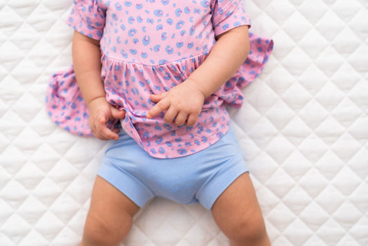 Blue Bamboo Bummies Lightweight Comfortable Lillian Trisomy 18