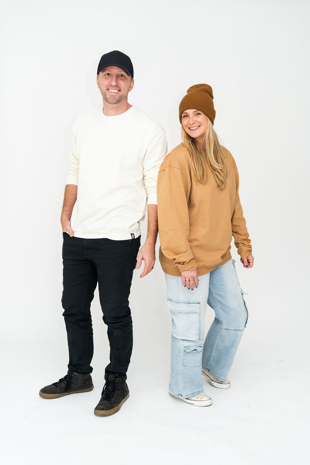 Honey Adult Cotton Blend Sweatshirt Flint + Fray