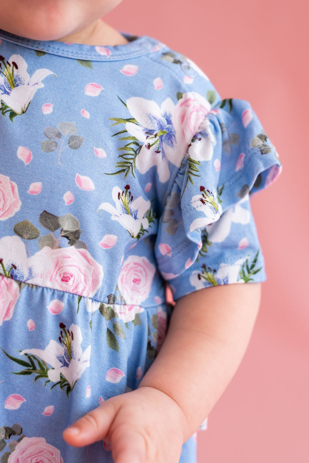 Lillian Floral Bamboo Peplum Top by Laree + Co.