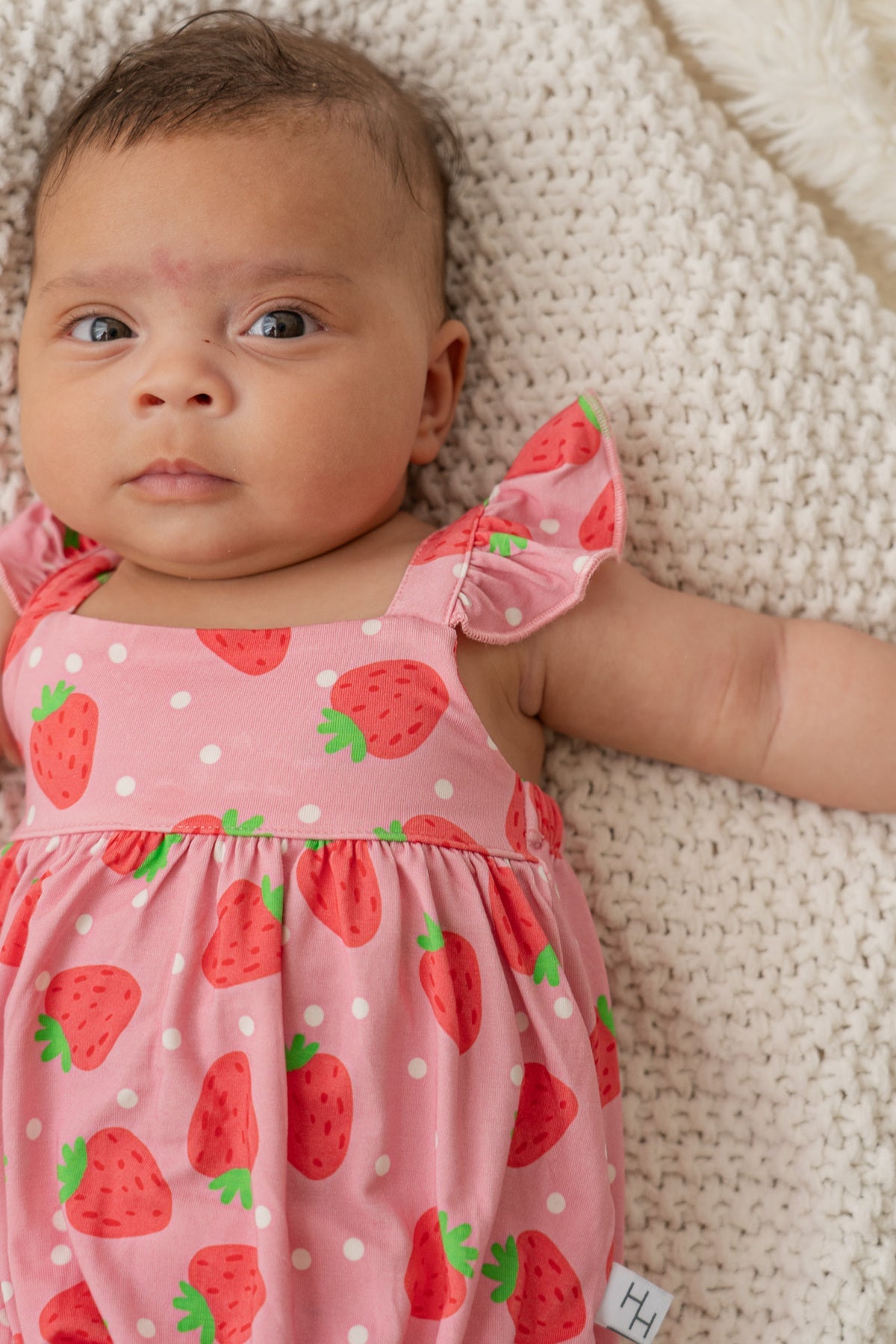 Strawberry Bubble Romper