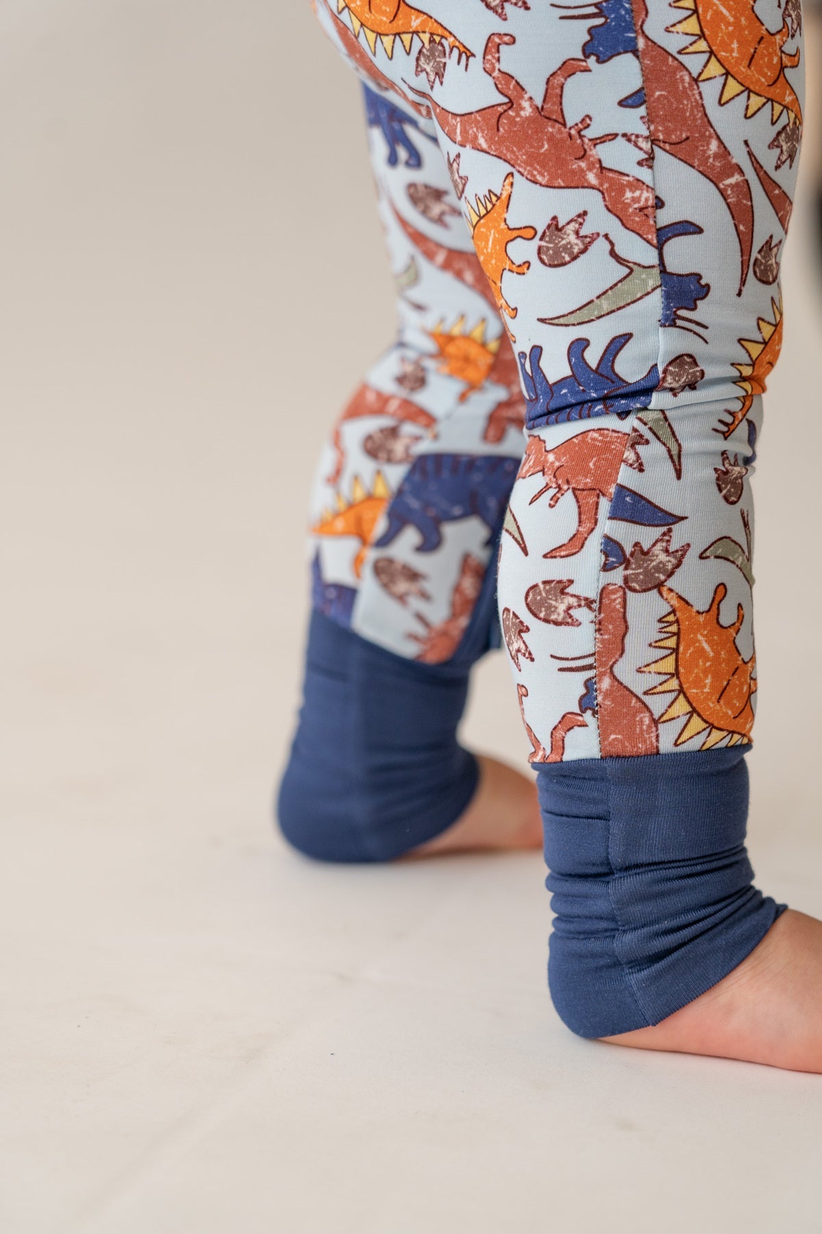 Blue Bamboo Convertible Loveralls Baby Pajamas HouseofHenry