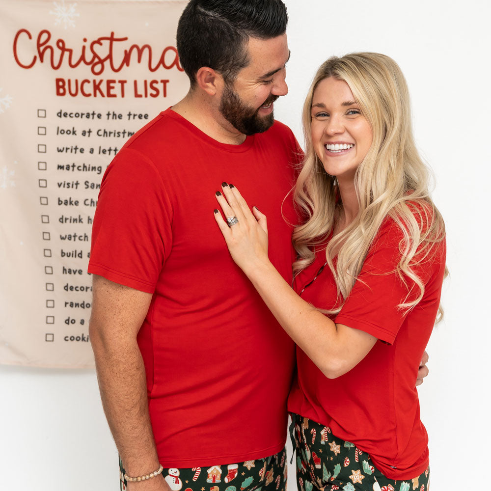 Scarlett Christmas Cookies Bamboo Lounge Top Women's Laree + Co.