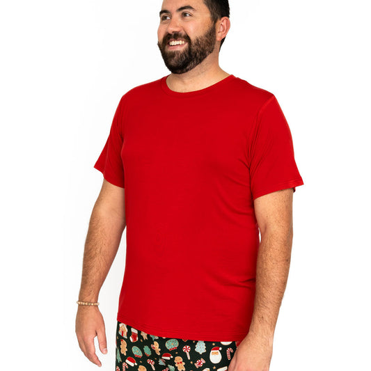 Scarlett Bamboo Short Sleeve Adult Lounge Top Laree + Co.
