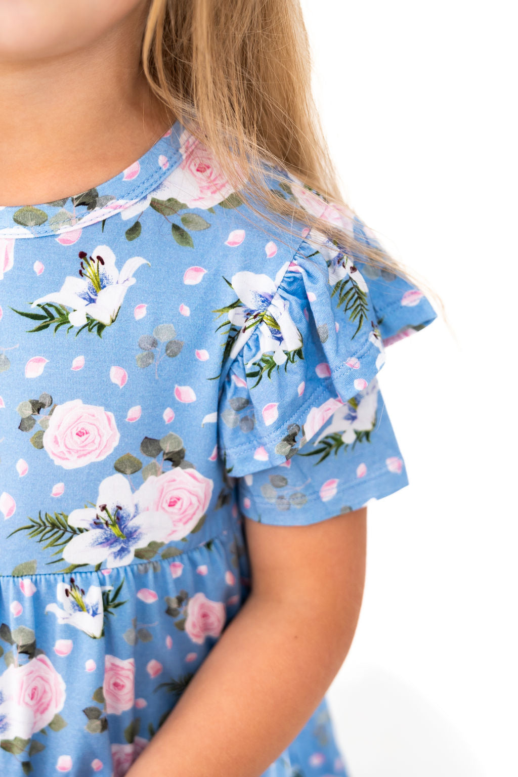 Lillian Floral Bamboo Peplum Top by Laree + Co.