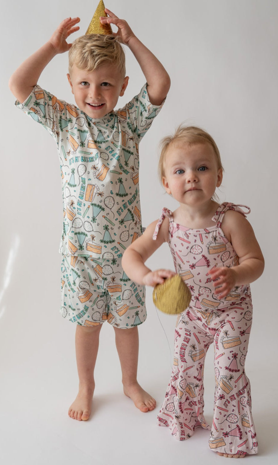 Birthday Bell Adjustable Strap Romper for Girls HouseofHenry.co