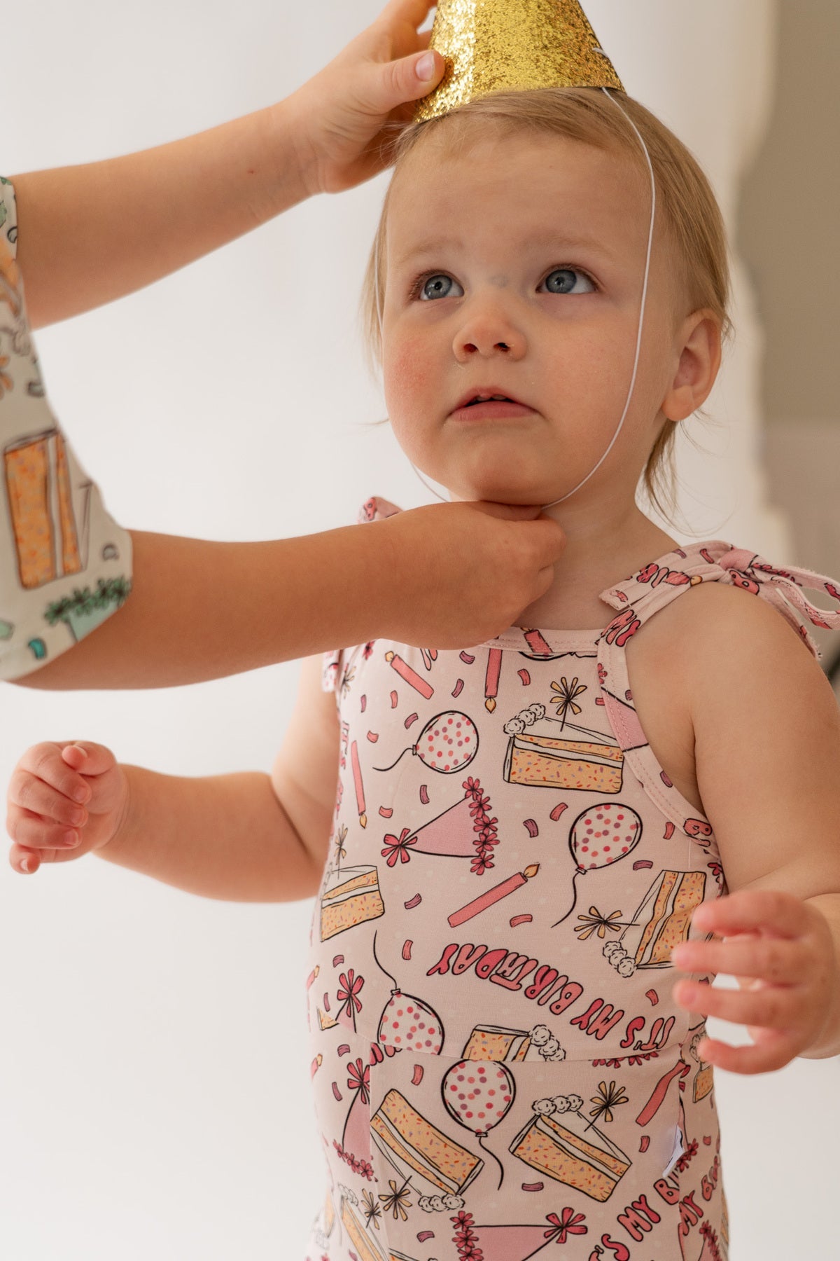 Birthday Bell Adjustable Strap Romper for Girls HouseofHenry.co