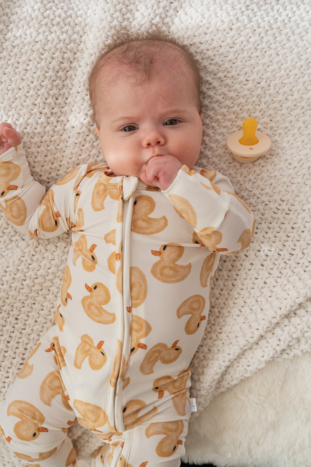 Printed Bamboo Cozy Loveralls Pajamas by House Blend