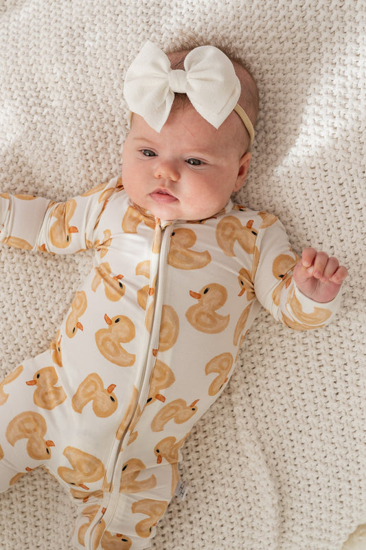 Printed Bamboo Cozy Loveralls Pajamas by House Blend