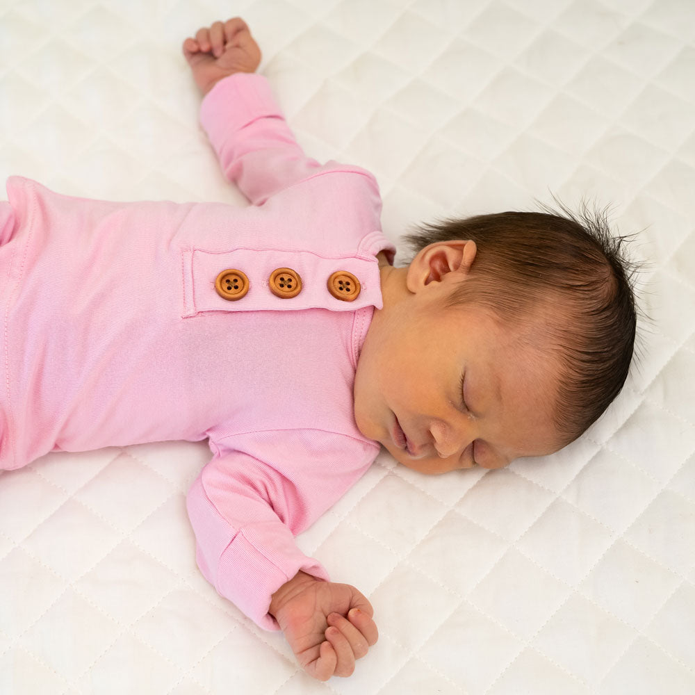 Light Pink Bamboo Infant 2-Piece Set Laree + Co.