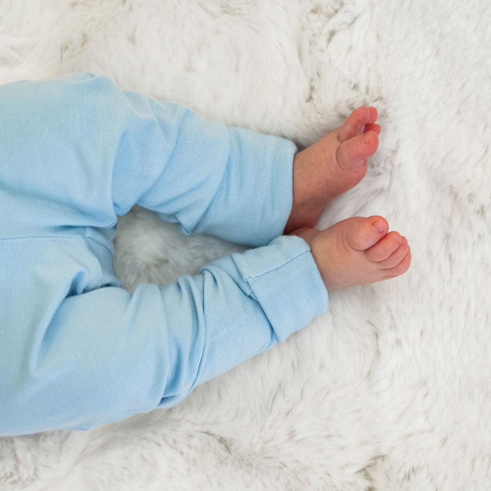 Light Blue Bamboo Infant 2-Piece Set