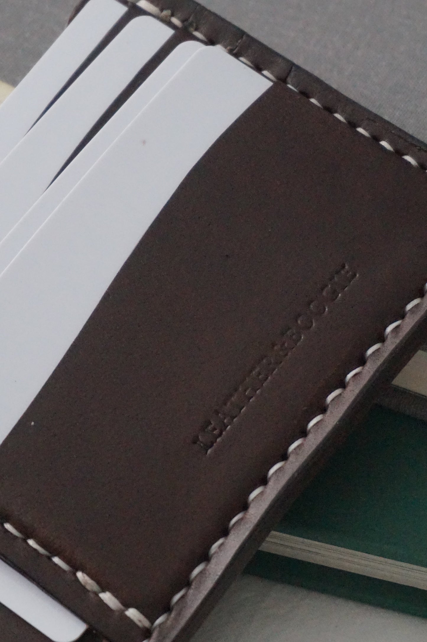 11 Pocket Bi Fold Full Grain Leather Wallet