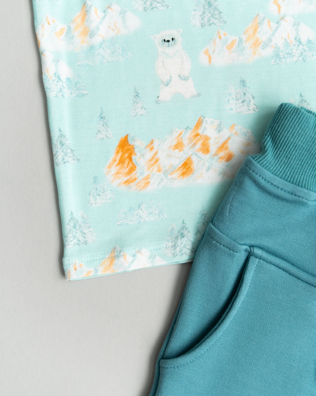 Bamboo Long Sleeve Pocket Tee with Joggers Laree + Co.