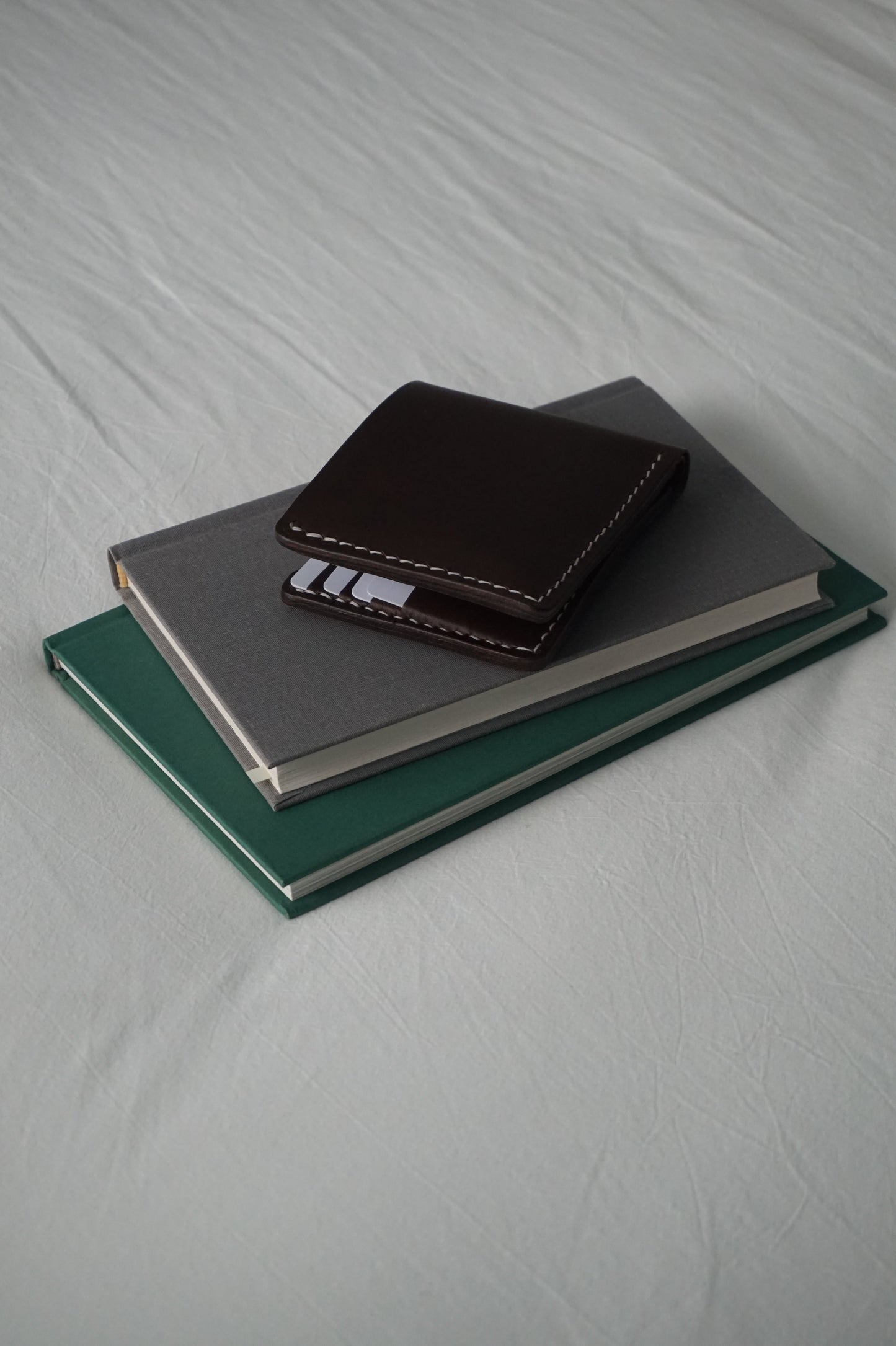 11 Pocket Bi Fold Full Grain Leather Wallet