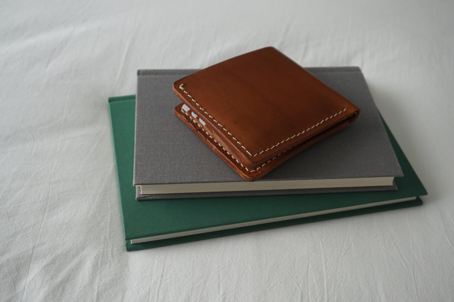 11 Pocket Bi Fold Full Grain Leather Wallet