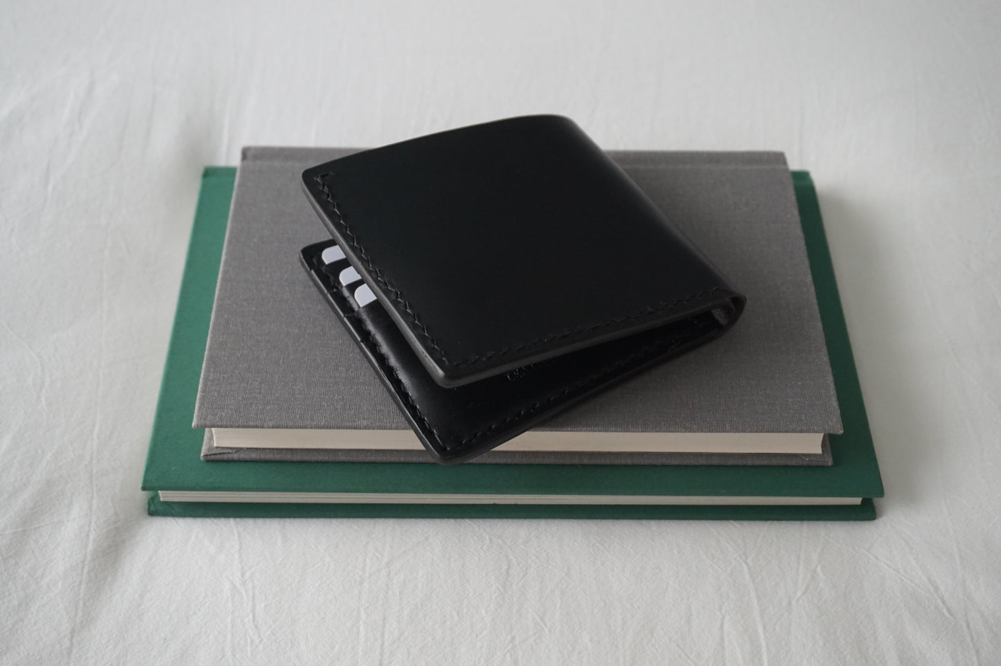 11 Pocket Bi Fold Full Grain Leather Wallet