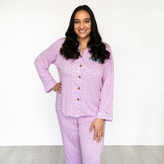 Bamboo Luxe Lounge Set Women's Long Sleeve Top and Bottoms Laree + Co.
