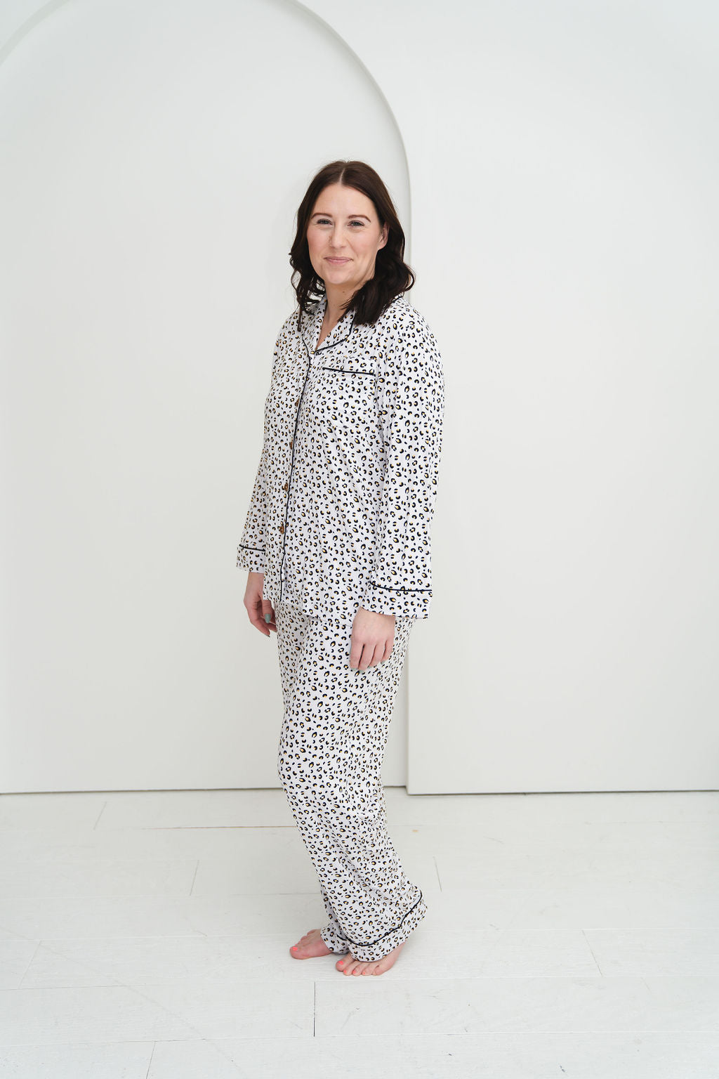 Leopard Bamboo Luxe Lounge Set Women's Laree + Co.