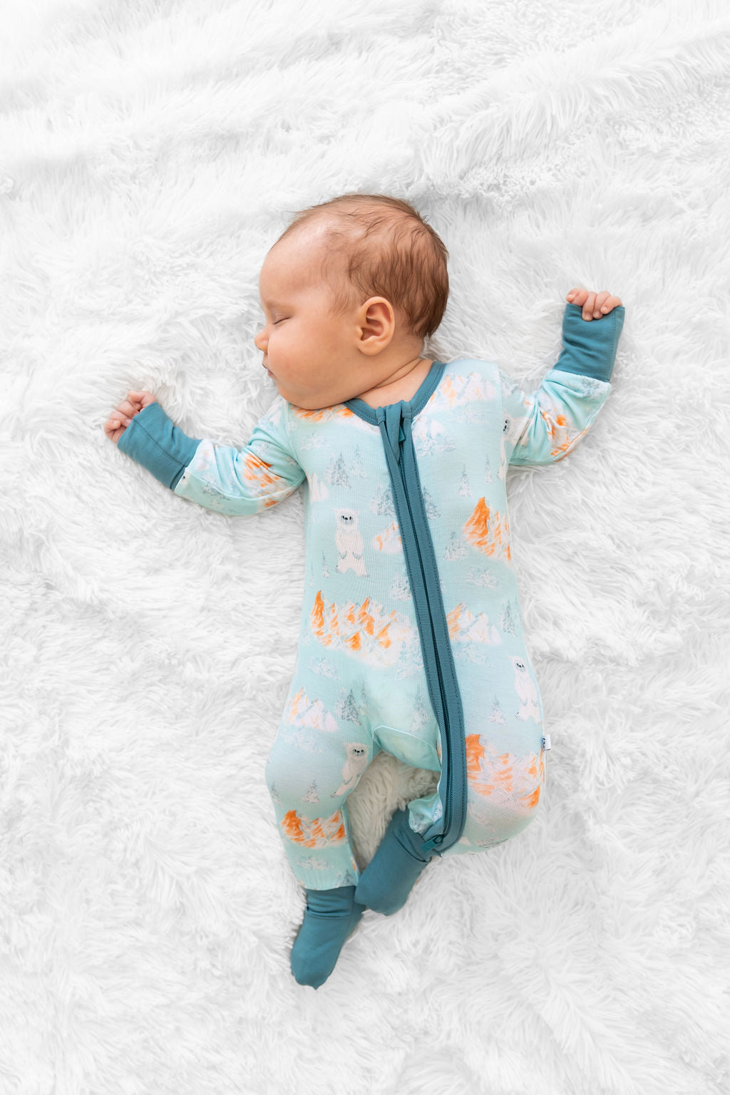 Bamboo Convertible Footie Luxuriously Soft Baby One-Piece Laree + Co.