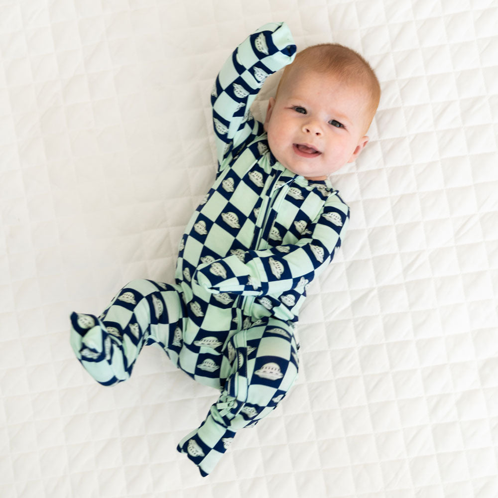 Bamboo Convertible Footie Soft One-Piece with 3-Way Zipper Laree + Co.