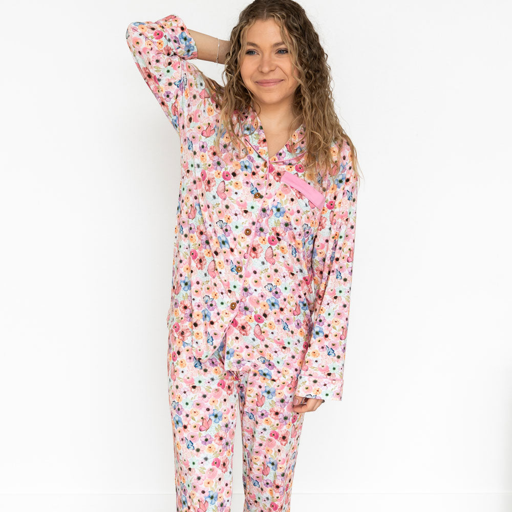 Butterflies Bamboo Luxe Lounge Set Women’s Lillian's Garden