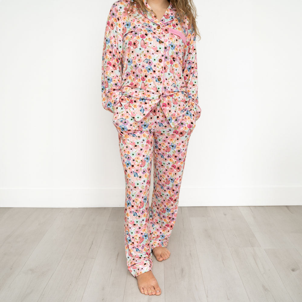 Butterflies Bamboo Luxe Lounge Set Women’s Lillian's Garden