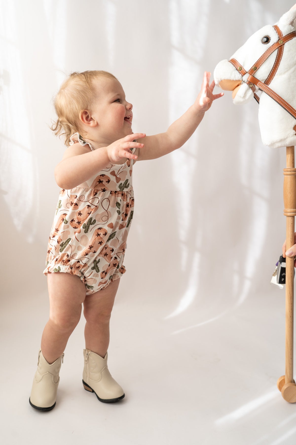 Bubble Romper Cowgirl Style Bamboo Blend Romper