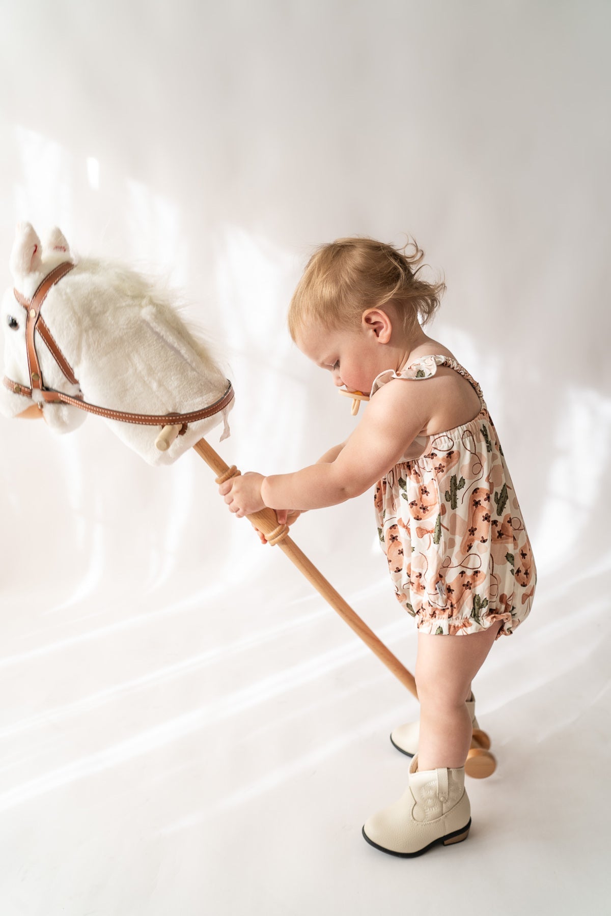 Bubble Romper Cowgirl Style Bamboo Blend Romper