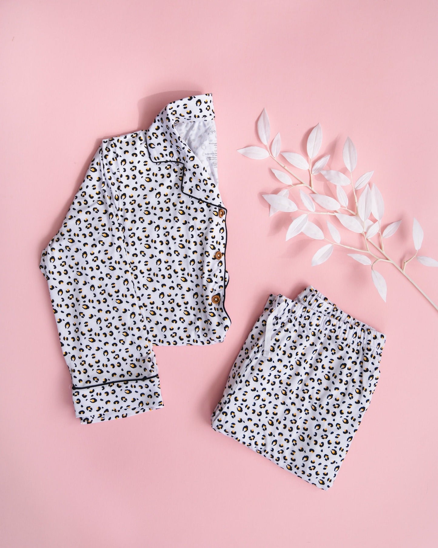 Leopard Bamboo Luxe Lounge Set Women's Laree + Co.