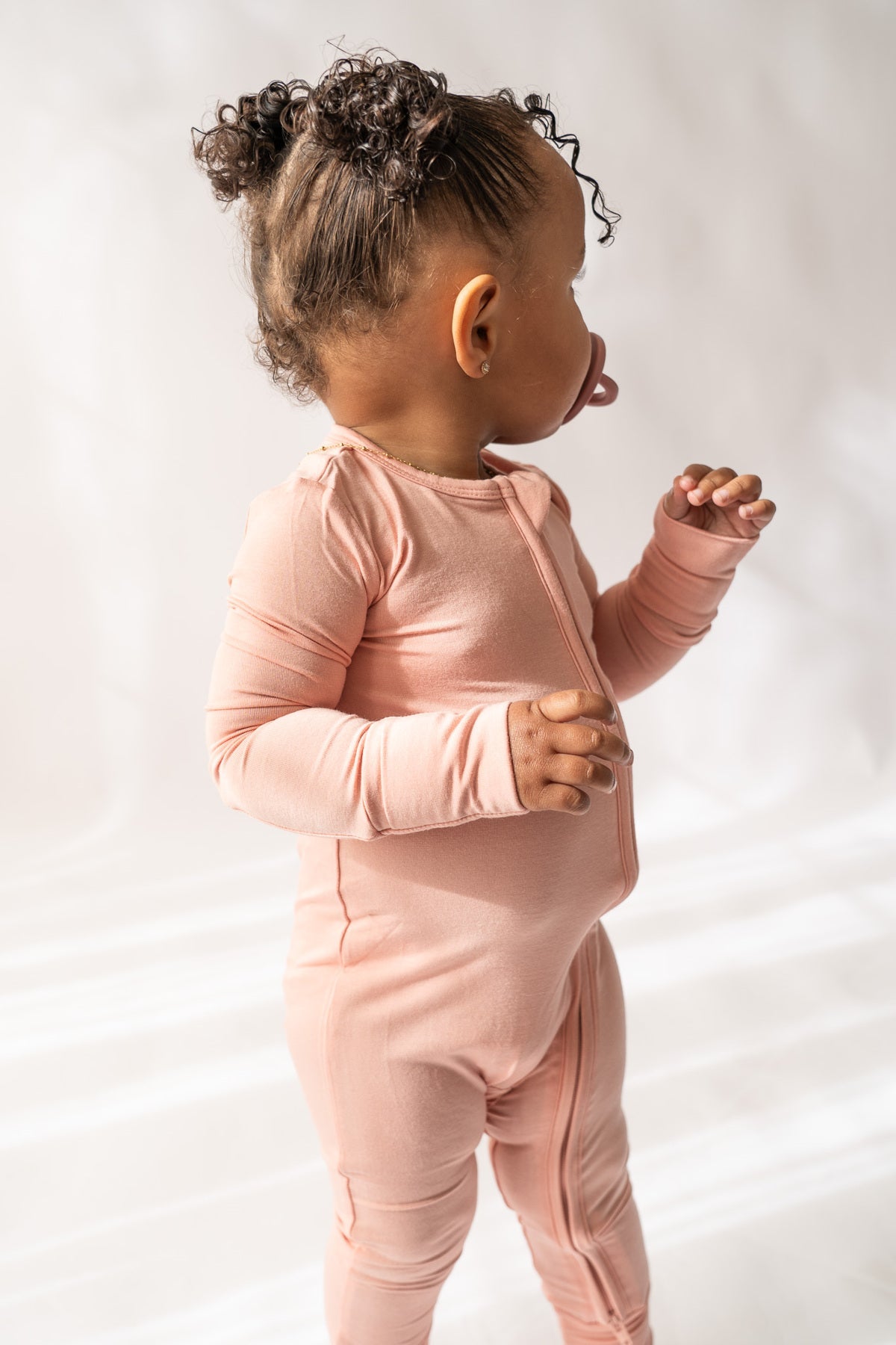 Blush Convertible Feet Loveralls Bamboo Spandex HouseofHenry