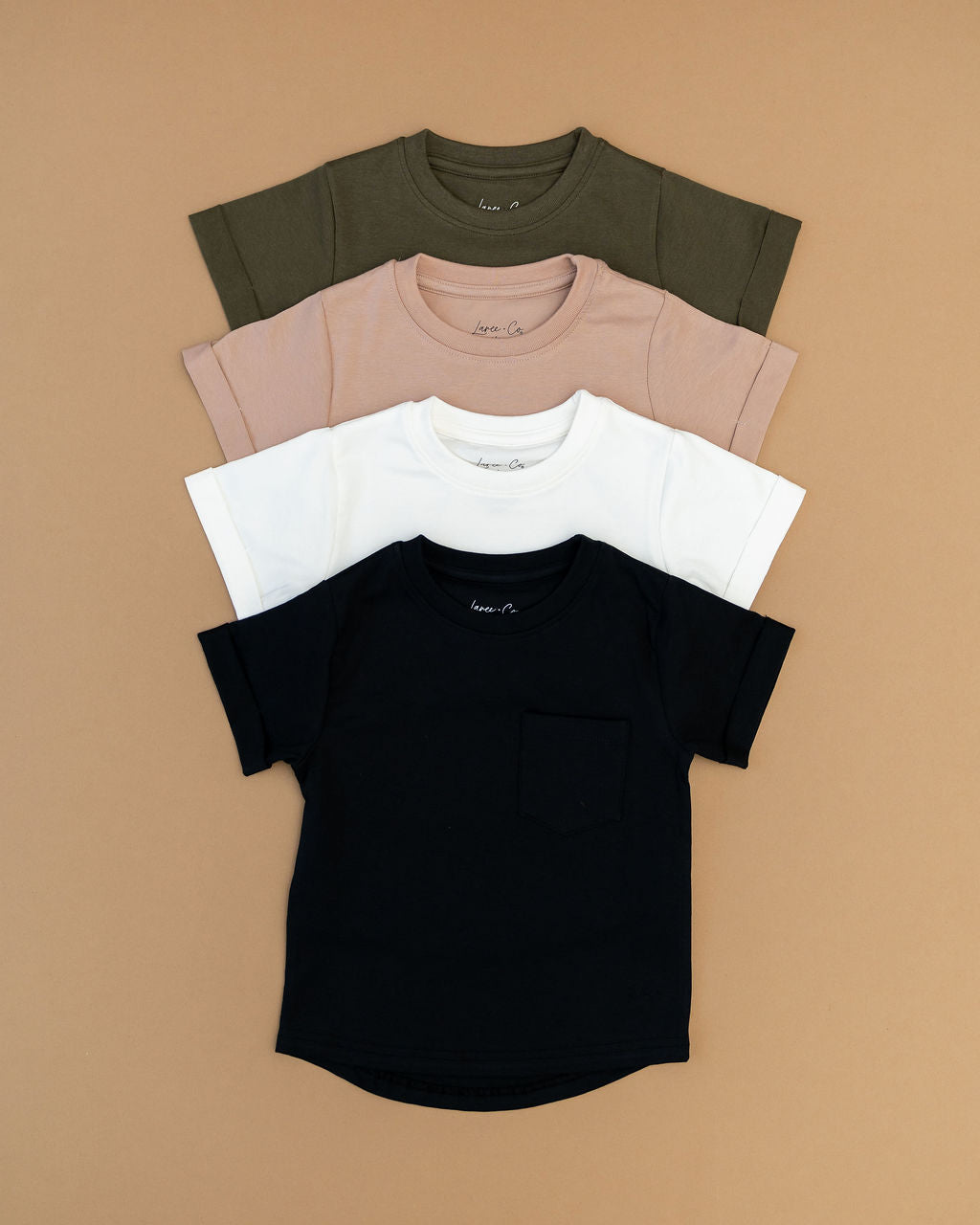 Ivory Boxy Fit Kids Tee Shirt