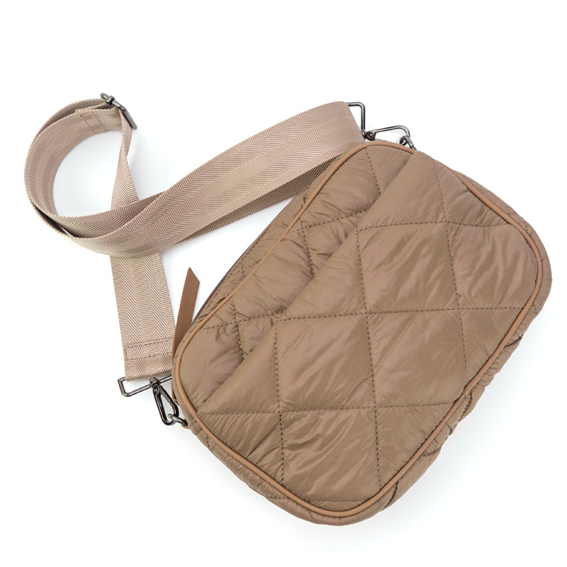 Puffer Quilted Crossbody Bag The Jamie Babs+Birdie