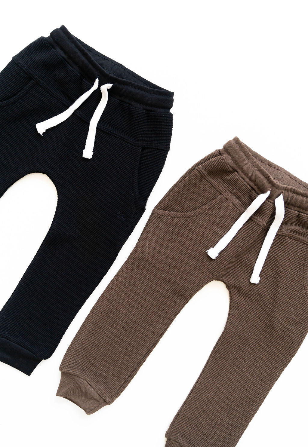 Cocoa Waffle Knit Joggers Cozy Waffle Knit Joggers Laree + Co.