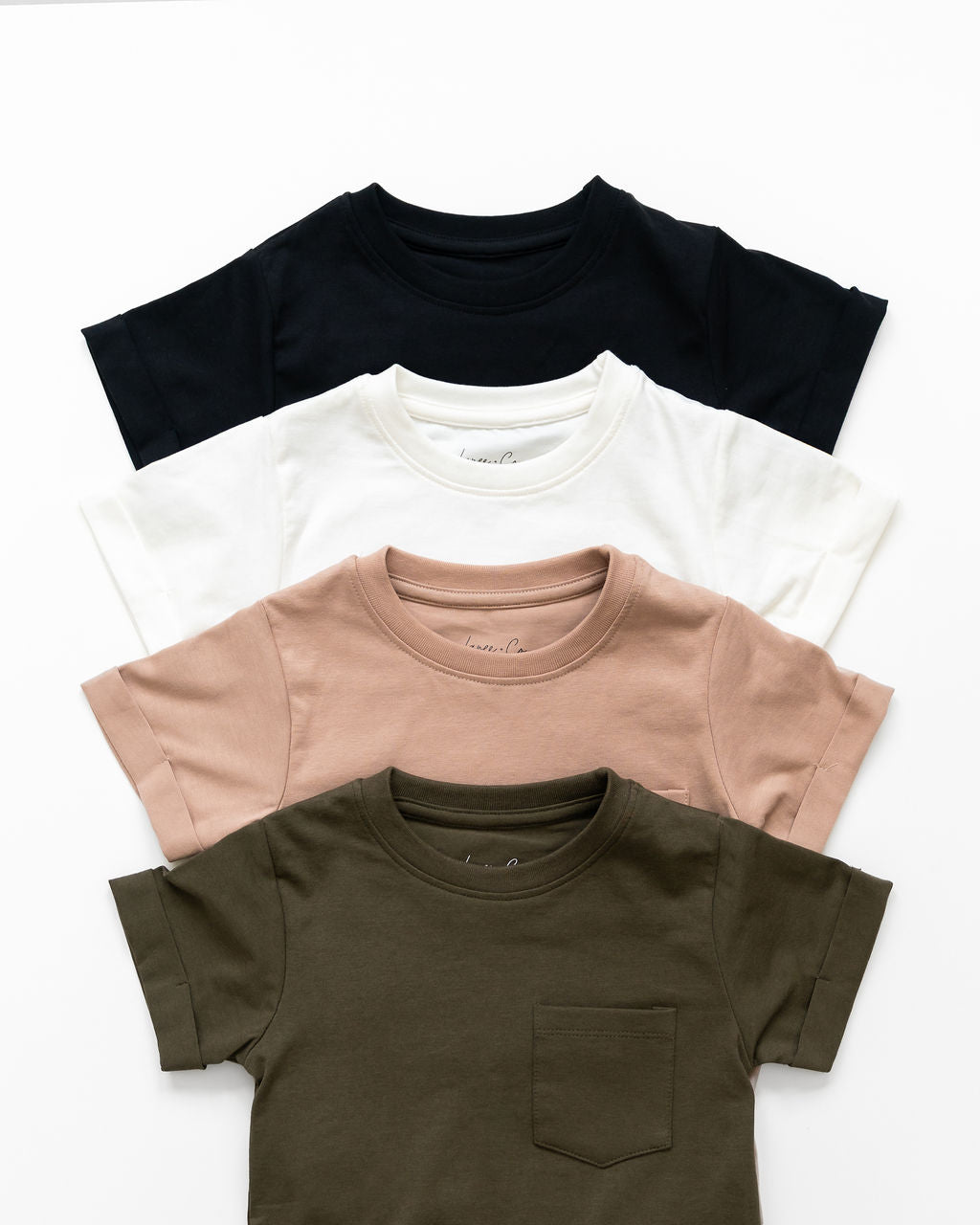 Olive Boxy Fit Kids Tee T-shirt Laree + Co.