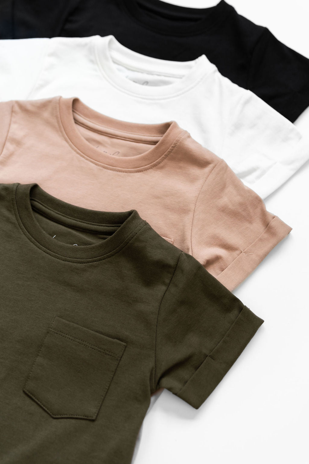 Boxy Fit Earthy Tone Kids Tee Onyx