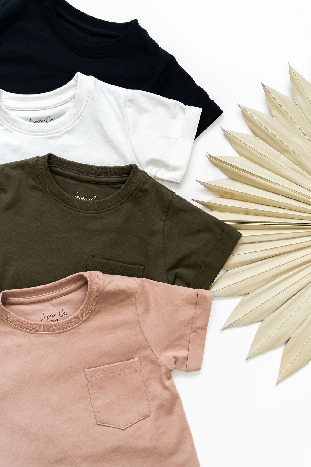 Boxy Fit Earthy Tone Kids Tee Shirt Laree + Co.