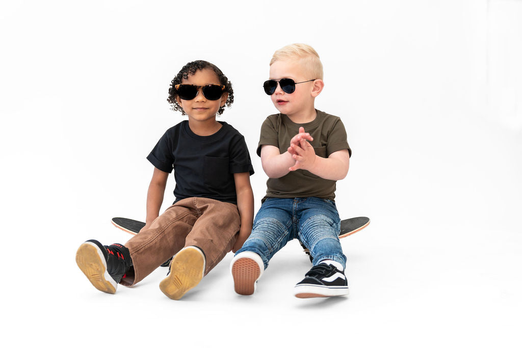 Olive Boxy Fit Kids Tee T-shirt Laree + Co.