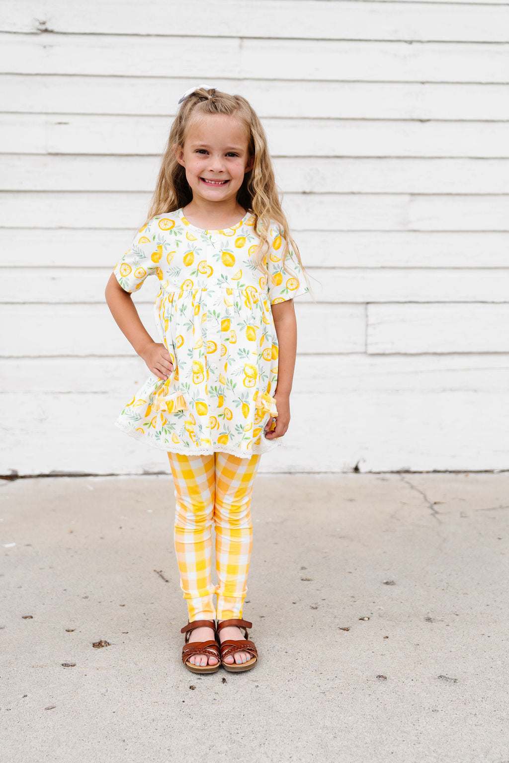 Bamboo Short Sleeve Tunic + Legging Set Lightweight Laree + Co.